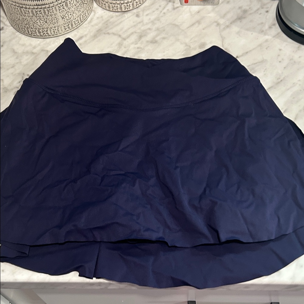 HALARA Navy Tennis Skirt